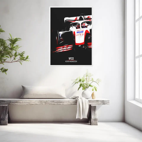 Affiche ou Tableau Haas VF22 Kevin Magnussen Formule 1