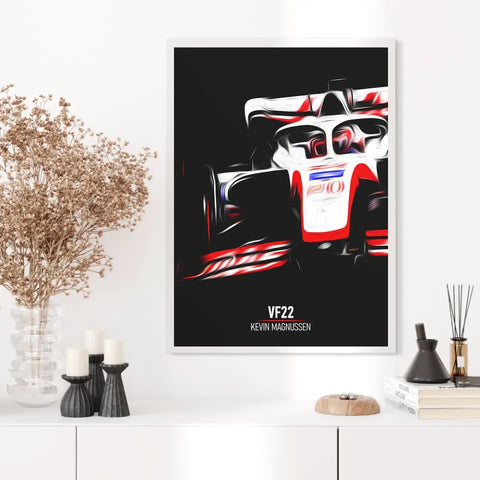 Affiche ou Tableau Haas VF22 Kevin Magnussen Formule 1