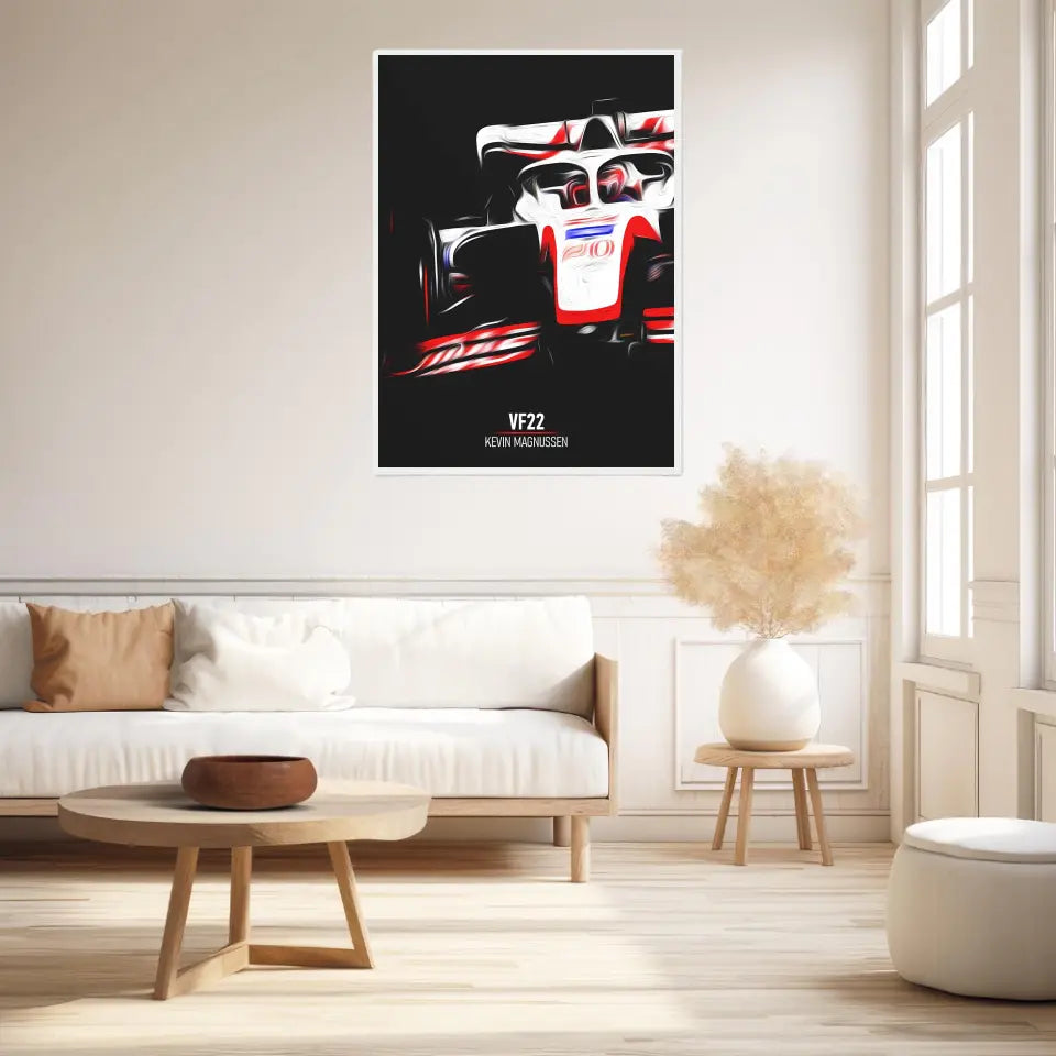 Affiche ou Tableau Haas VF22 Kevin Magnussen Formule 1