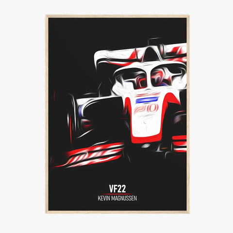 Affiche ou Tableau Haas VF22 Kevin Magnussen Formule 1