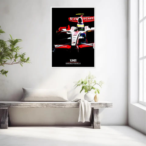 Affiche ou Tableau Force India VJM01 Giancarlo Fisichella Formule 1