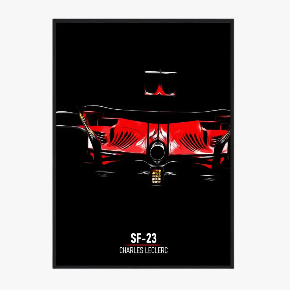 Affiche ou Tableau Ferrari SF-23 Charles Leclerc Formule 1