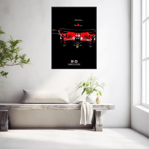Affiche ou Tableau Ferrari SF-23 Charles Leclerc Formule 1