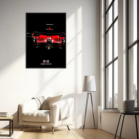 Affiche ou Tableau Ferrari SF-23 Charles Leclerc Formule 1