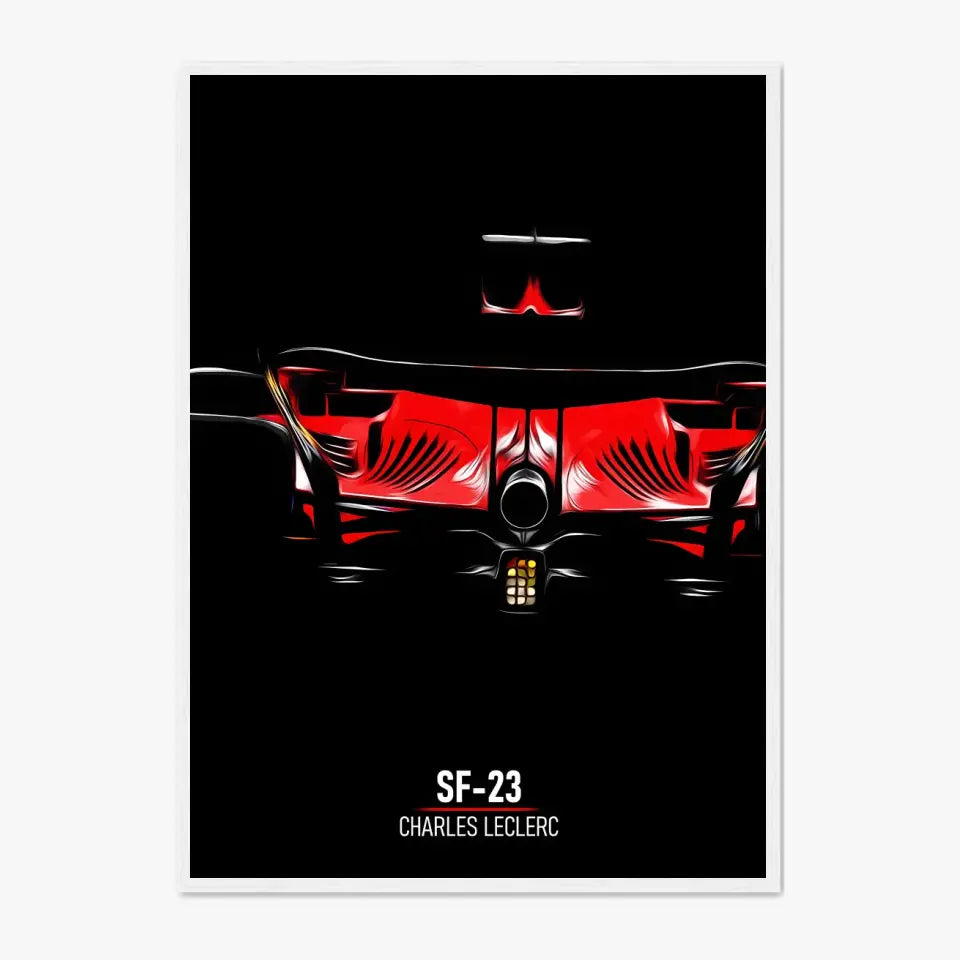 Affiche ou Tableau Ferrari SF-23 Charles Leclerc Formule 1