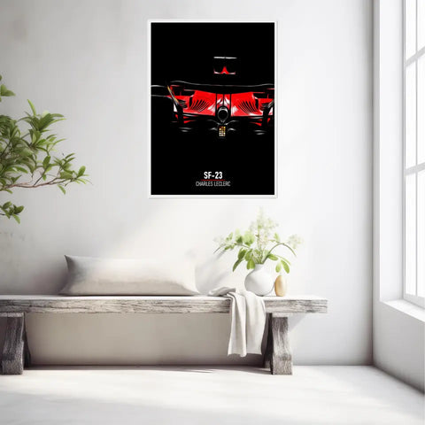 Affiche ou Tableau Ferrari SF-23 Charles Leclerc Formule 1
