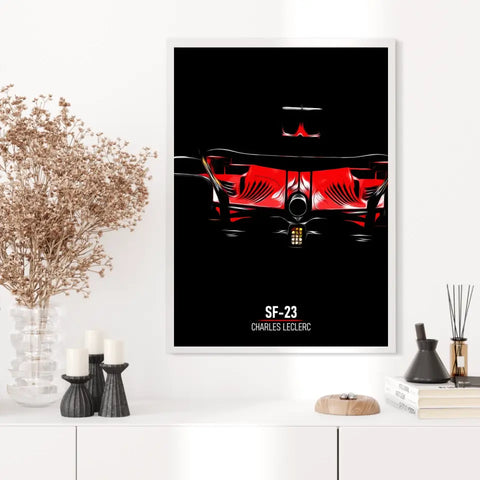 Affiche ou Tableau Ferrari SF-23 Charles Leclerc Formule 1