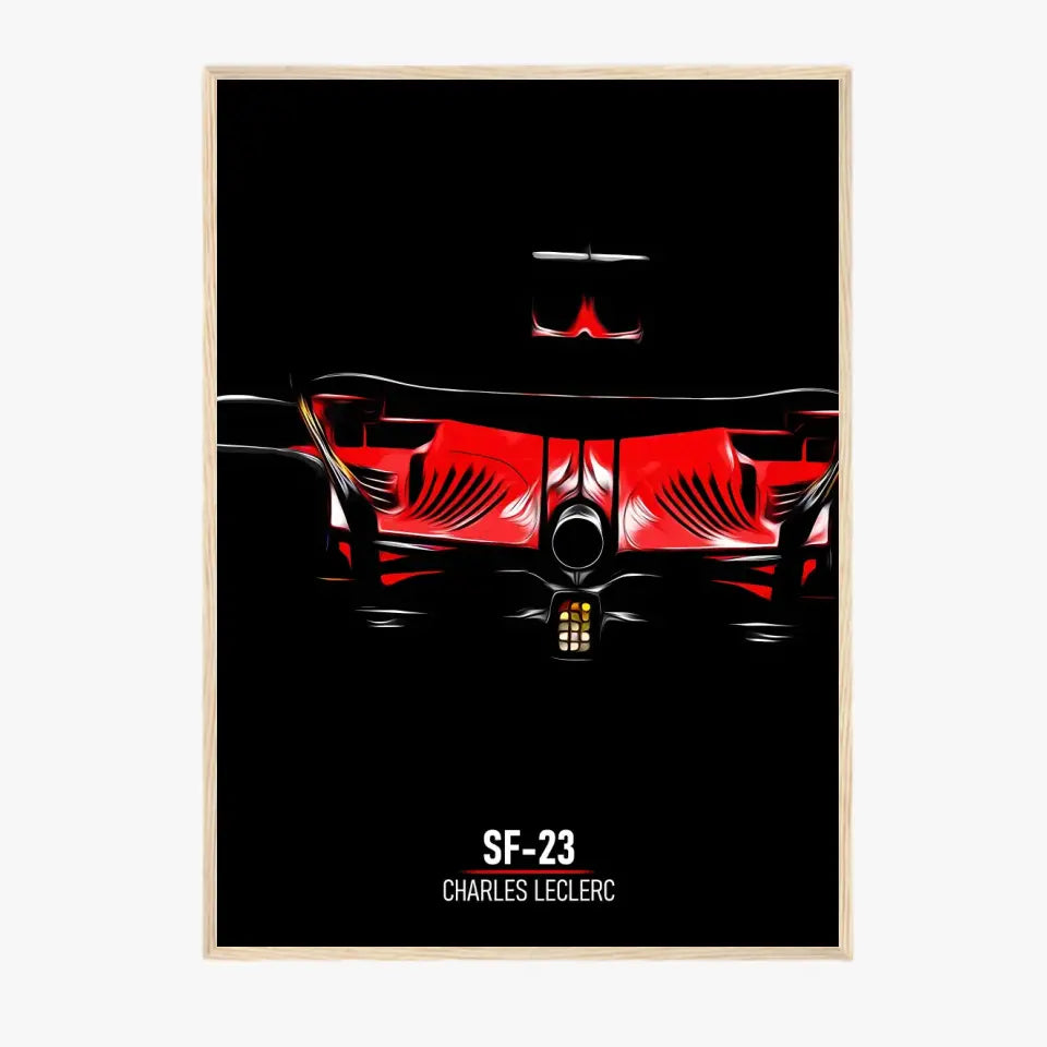 Affiche ou Tableau Ferrari SF-23 Charles Leclerc Formule 1