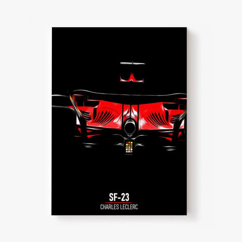 Affiche ou Tableau Ferrari SF-23 Charles Leclerc Formule 1