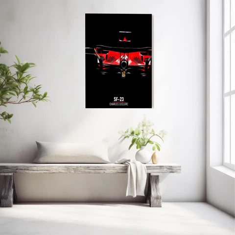 Affiche ou Tableau Ferrari SF-23 Charles Leclerc Formule 1
