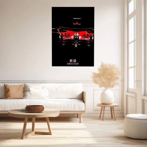 Affiche ou Tableau Ferrari SF-23 Charles Leclerc Formule 1