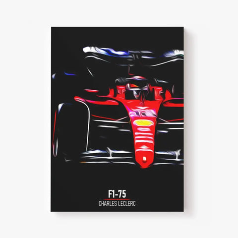 Affiche ou Tableau Ferrari F1-75 Charles Leclerc 2022 Formule 1
