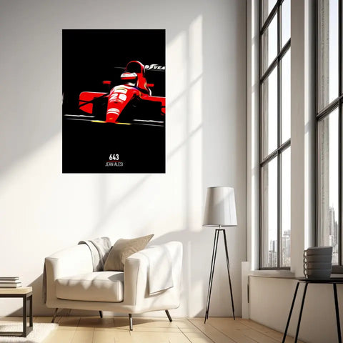 Affiche ou Tableau Ferrari 643 Jean Alesi Formule 1