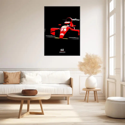 Affiche ou Tableau Ferrari 643 Jean Alesi Formule 1