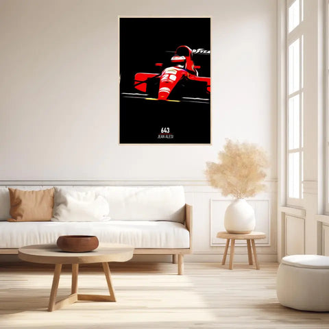 Affiche ou Tableau Ferrari 643 Jean Alesi Formule 1
