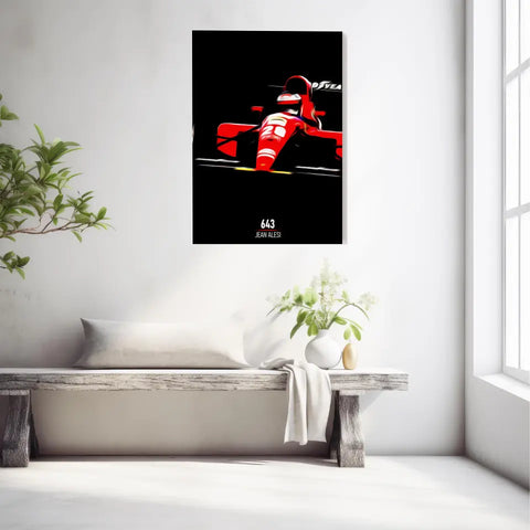 Affiche ou Tableau Ferrari 643 Jean Alesi Formule 1