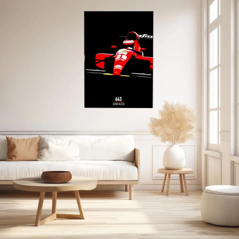 Affiche ou Tableau Ferrari 643 Jean Alesi Formule 1
