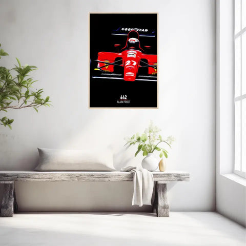 Affiche ou Tableau Ferrari 642 Alain Prost Formule 1