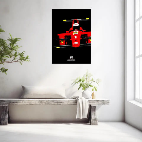 Affiche ou Tableau Ferrari 641 Alain Prost Formule 1