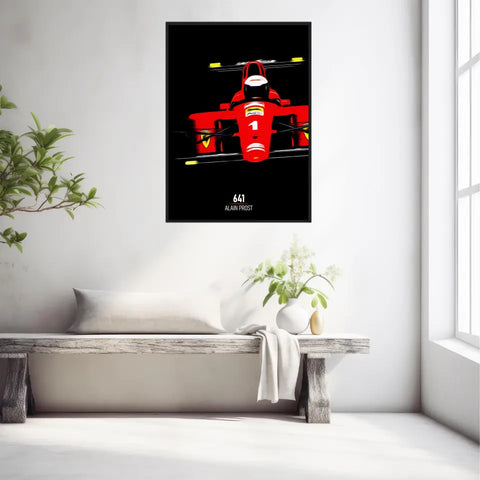 Affiche ou Tableau Ferrari 641 Alain Prost Formule 1