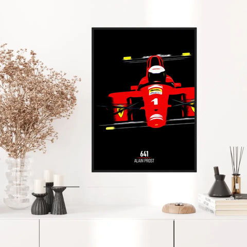 Affiche ou Tableau Ferrari 641 Alain Prost Formule 1