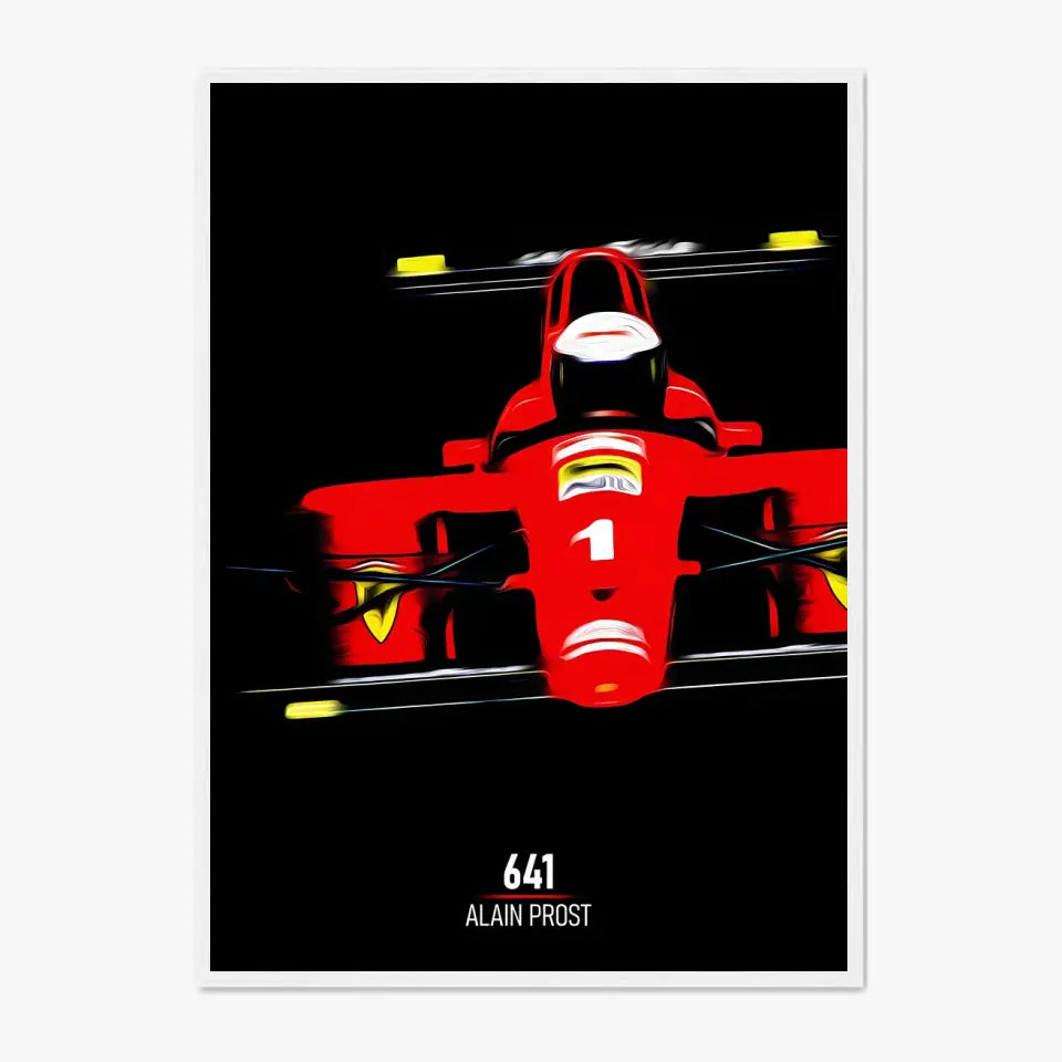 Affiche ou Tableau Ferrari 641 Alain Prost Formule 1