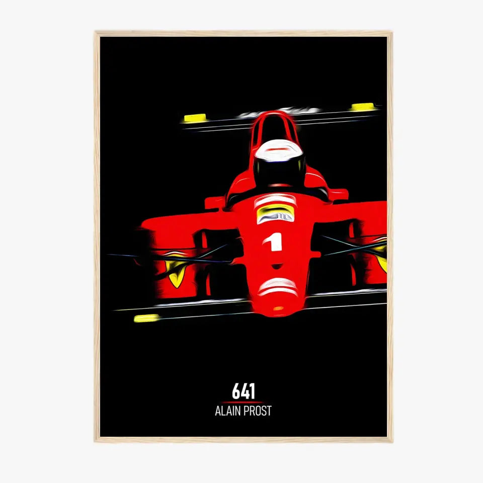 Affiche ou Tableau Ferrari 641 Alain Prost Formule 1