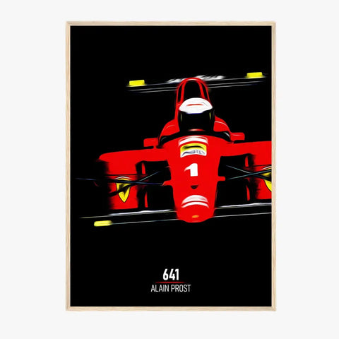 Affiche ou Tableau Ferrari 641 Alain Prost Formule 1