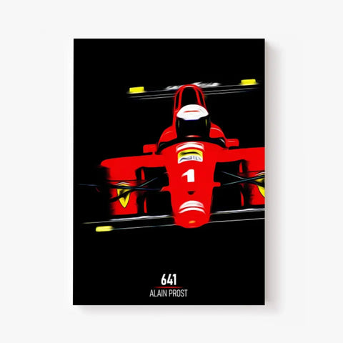 Affiche ou Tableau Ferrari 641 Alain Prost Formule 1