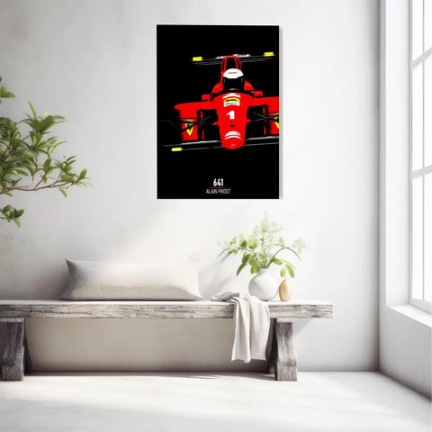Affiche ou Tableau Ferrari 641 Alain Prost Formule 1