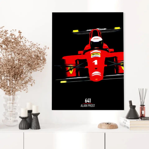 Affiche ou Tableau Ferrari 641 Alain Prost Formule 1