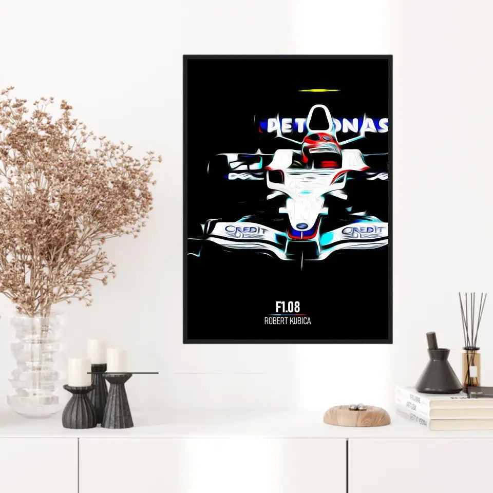 Affiche ou Tableau BMW Sauber F1.08 Robert Kubica Formule 1