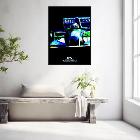 Affiche ou Tableau Benetton B194 Michael Schumacher Formule 1