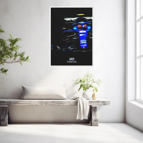 Affiche ou Tableau Alpine A521 Esteban Ocon Formule 1