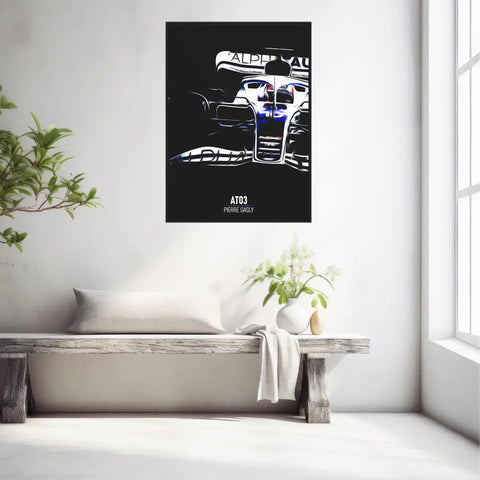 Affiche ou Tableau Alpha Tauri AT03 Pierre Gasly Formule 1