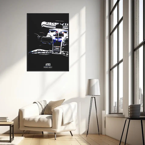 Affiche ou Tableau Alpha Tauri AT03 Pierre Gasly Formule 1