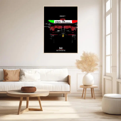 Affiche ou Tableau Alfa Romeo C43 Valtteri Bottas Formule 1