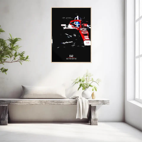 Affiche ou Tableau Alfa Romeo C42 Valtteri Bottas Formule 1