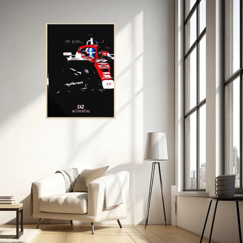 Affiche ou Tableau Alfa Romeo C42 Valtteri Bottas Formule 1