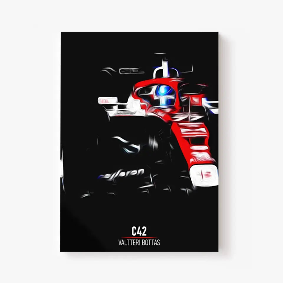 Affiche ou Tableau Alfa Romeo C42 Valtteri Bottas Formule 1