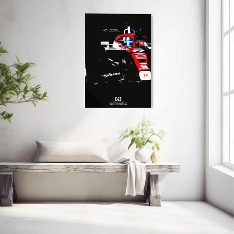 Affiche ou Tableau Alfa Romeo C42 Valtteri Bottas Formule 1