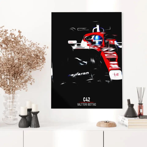 Affiche ou Tableau Alfa Romeo C42 Valtteri Bottas Formule 1