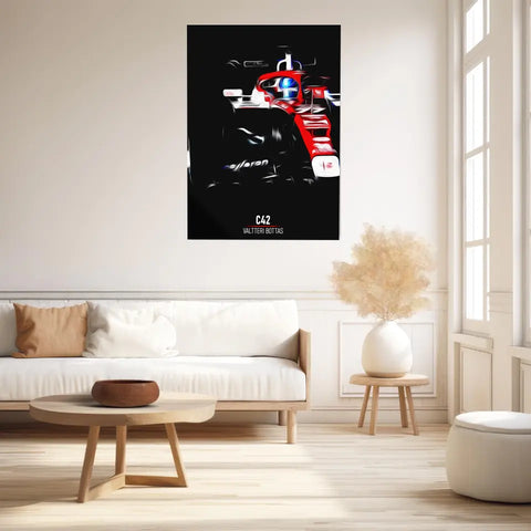 Affiche ou Tableau Alfa Romeo C42 Valtteri Bottas Formule 1