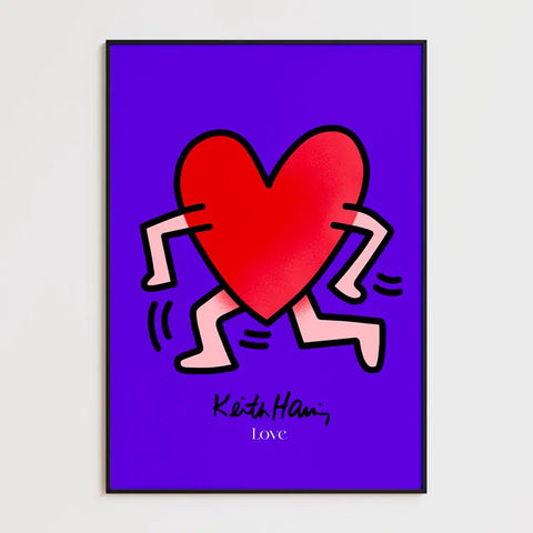 Affiche et Tableau Moderne Keith Haring Love