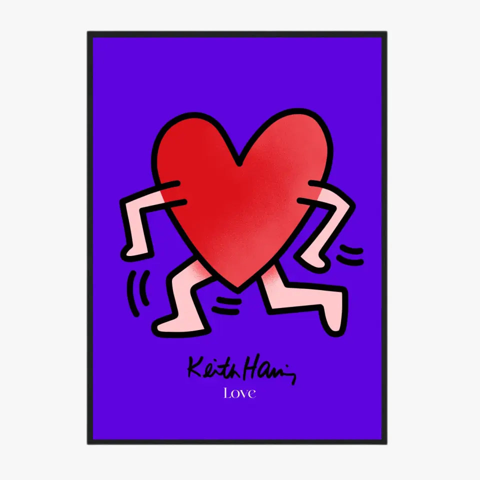 Affiche et Tableau Moderne Keith Haring Love