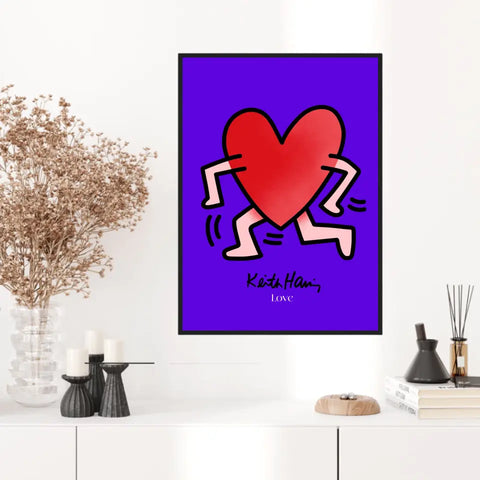 Affiche et Tableau Moderne Keith Haring Love