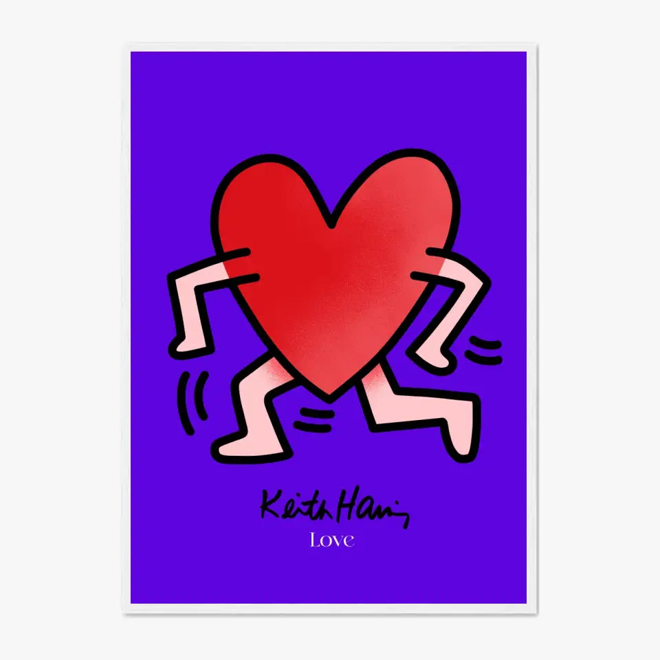 Affiche et Tableau Moderne Keith Haring Love