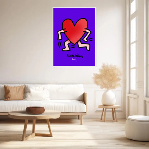 Affiche et Tableau Moderne Keith Haring Love