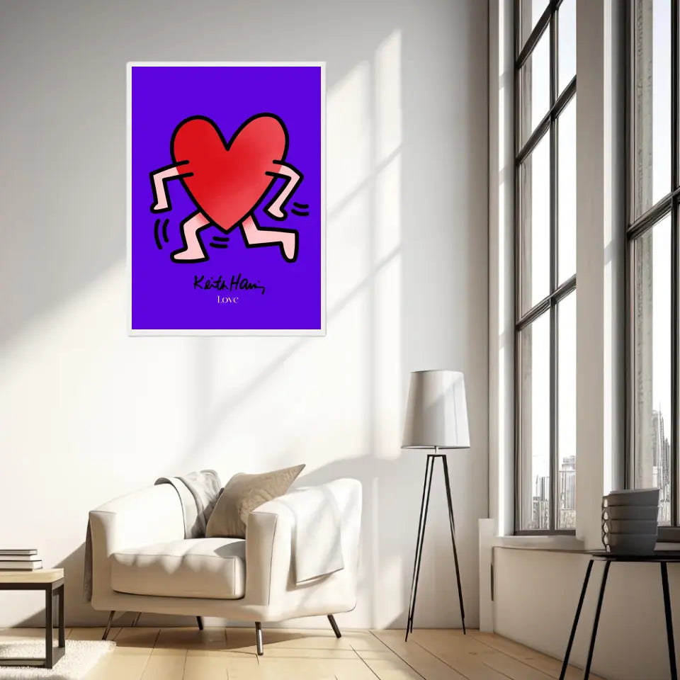 Affiche et Tableau Moderne Keith Haring Love