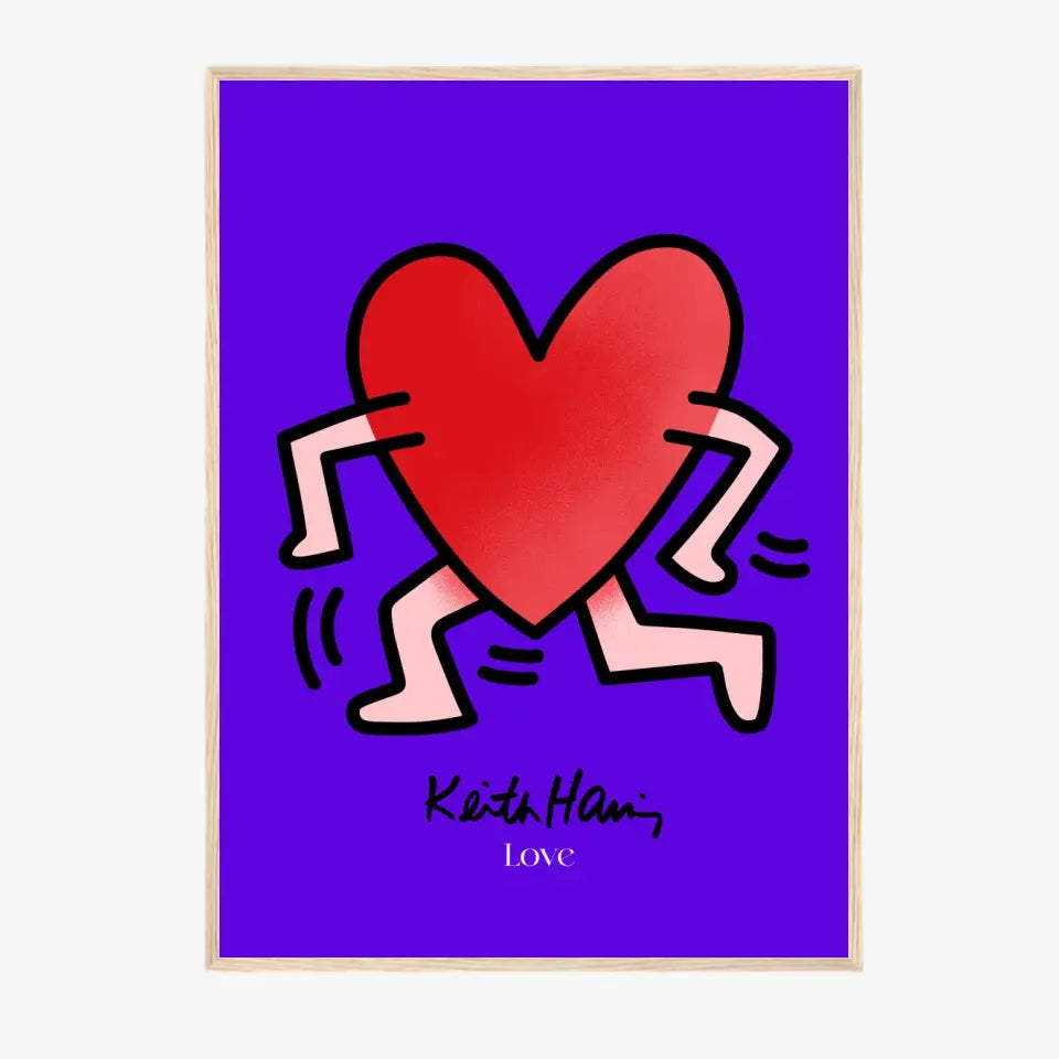 Affiche et Tableau Moderne Keith Haring Love